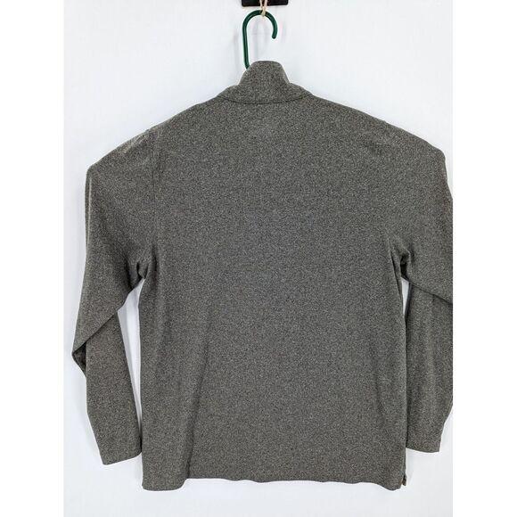 Under Armour Loose HeatGear Borderland Men's Brown Gray 1/4 Zip Hunt Pullover, L - Picture 6 of 7